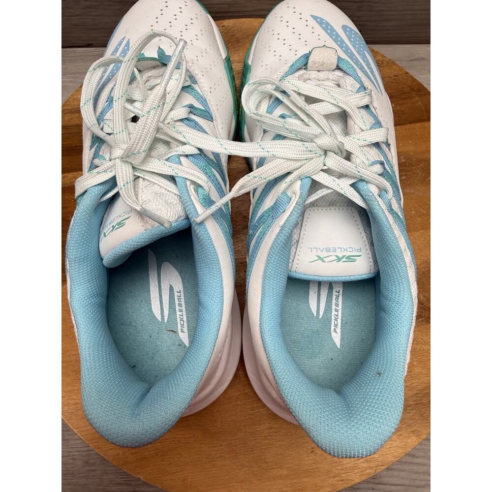 Skecher Viper Court Rally Pickleball Shoe White/Blue (172110/WLB) Women’s 7.5 - Picture 11 of 12